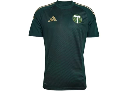 Мужская домашняя футболка Adidas Portland Timbers, темно-зеленая