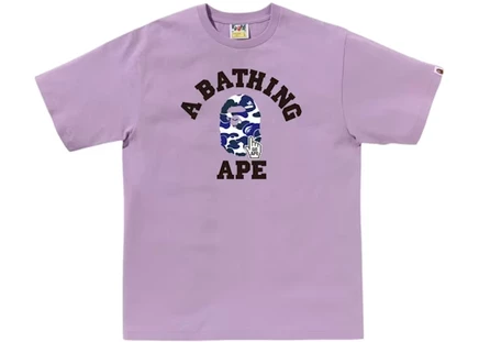 Мужская футболка Bape Camo Go Ape Pointer, фиолетовая