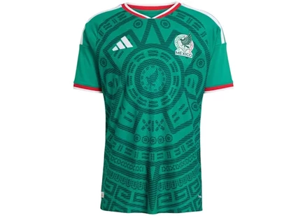 Мужская футболка Adidas Mexico 2026 домашняя, ярко-зеленая