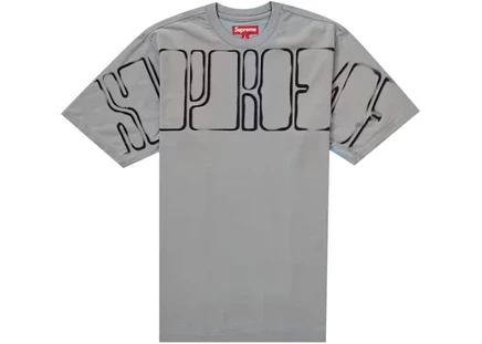 Мужской топ Supreme Overprint Knockout, сланцевый