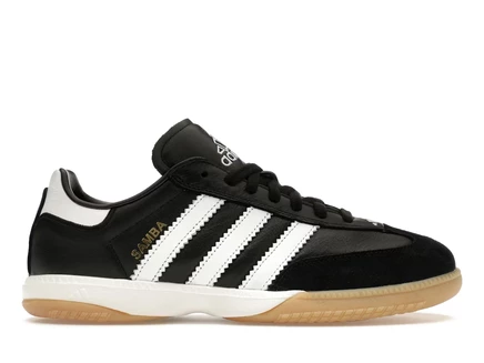 Мужские кроссовки Adidas Samba Millennium, чёрно-белые/коричневые