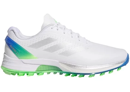 adidas Adizero ZG Spikeless Golf Cloud White Silver Metallic Lime Burst cloud white/silver metallic/lime burst