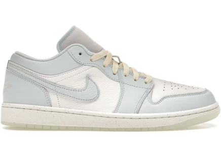 Кроссовки Jordan 1 Low SE, голубые/белые/розовые/зелёные