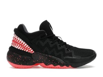 Детские кроссовки Adidas D.O.N. Issue #2 Marvel Venom, черно-розово-белые
