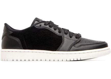 Женские кроссовки Jordan 1 Retro Low NS Pony Hair, черные