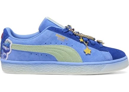 Puma Basket Care Bears x Sesame Street Vivid Blue (Women's) vivid blue/dusky blue/pure green (8)