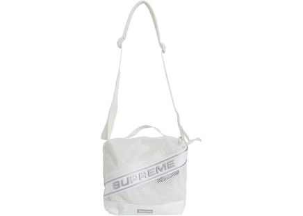 Supreme Logo Shoulder Bag White white