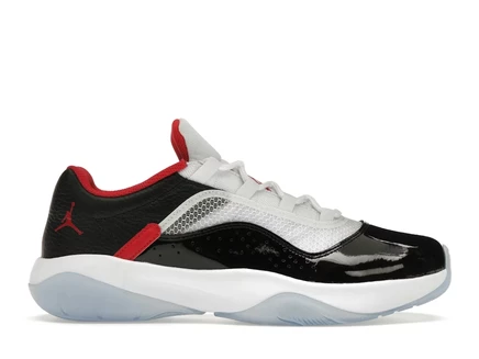 Мужские кроссовки Jordan 11 CMFT Low, бело-красно-черные