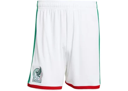 Мужские шорты Adidas Mexico 2026 Home, белые