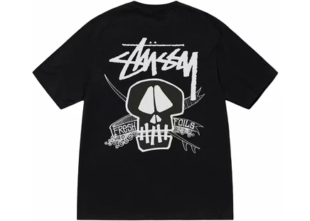 Stussy Fresh Foils Tee Black black