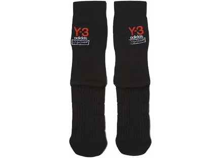 Мужские носки Adidas Y-3 с логотипом, черные