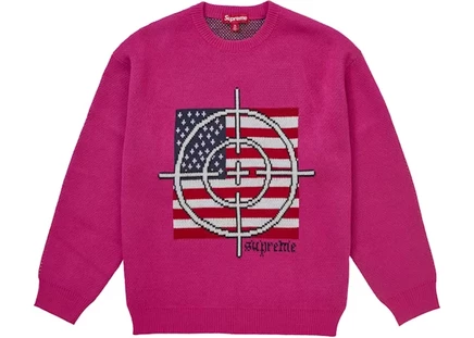 Мужской свитер Supreme Target, розовый