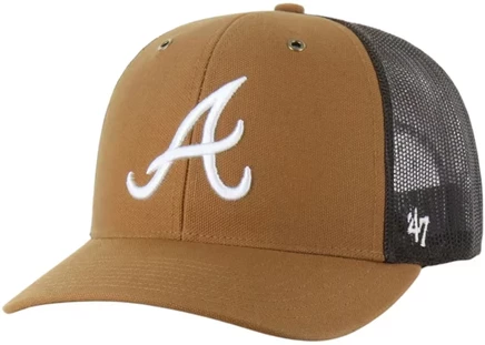 Унисекс кепка 47 Brand x Carhartt Atlanta Braves, коричневая