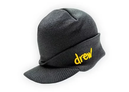 Унисекс шапка-бини Drew House Scribble Billed Waffle, черная