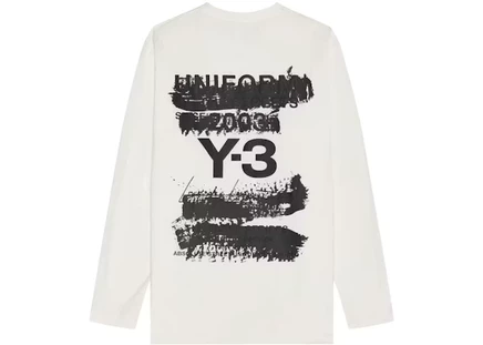 Мужской лонгслив Adidas x Y-3 U GFX, белый