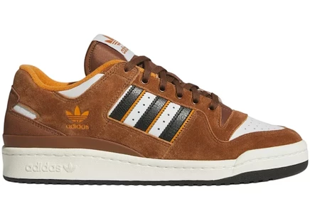 Мужские кроссовки Adidas Forum 84 Low ADV, бело-черно-оранжевые