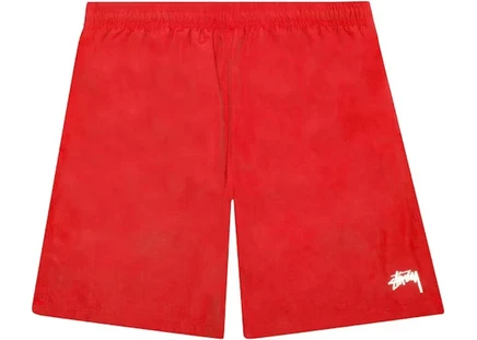 Мужские шорты Stussy Stock Water Short, ярко-красные