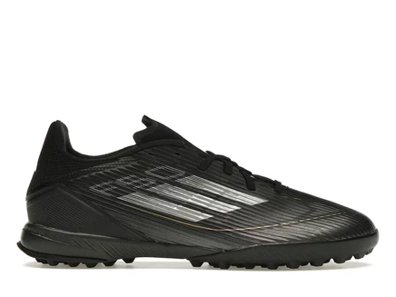 Мужские бутсы Adidas F50 League Turf, черные/серебристо-золотые