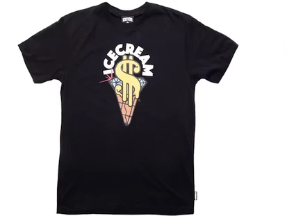 Мужская футболка Ice Cream King Cone Tee, черная