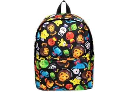 Мужской рюкзак Bape Milo 3D All Print, средний, черный