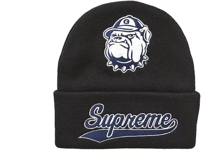 Унисекс шапка Supreme Mitchell & Ness NCAA, черная