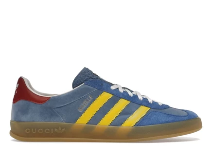 Мужские кроссовки adidas x Gucci Gazelle, синие
