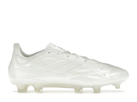 Мужские бутсы Adidas Copa Pure.1 FG, бело‑металлик