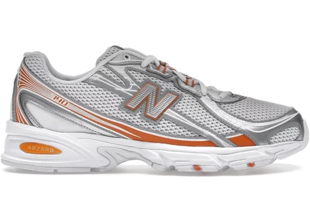 Кроссовки New Balance 740v2, бело‑оранжево‑серебристые