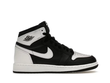 Детские кроссовки Jordan 1 Retro High OG GS, черно-белые