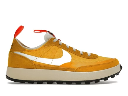 Унисекс кроссовки Nike NikeCraft от Tom Sachs, темно-желтые/светло-кремовые