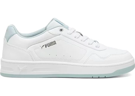 Женские кроссовки Puma Court Classy, белые/пастельно-голубые