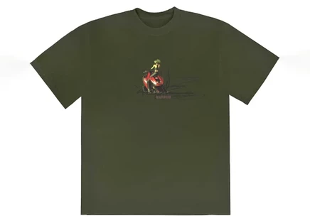 Мужская футболка Jordan x Travis Scott Cactus Jack, зеленая