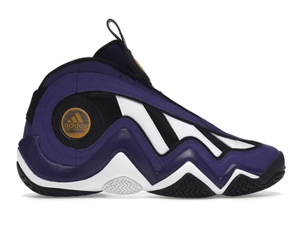Мужские кроссовки Adidas Crazy 97 Kobe, фиолетово-золотые