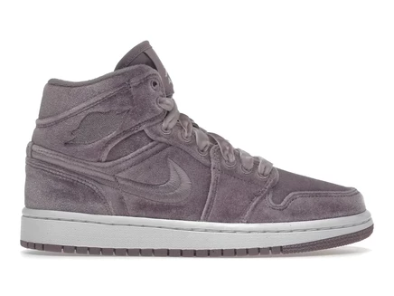 Женские кроссовки Jordan 1 Mid SE Purple Velvet, фиолетовые