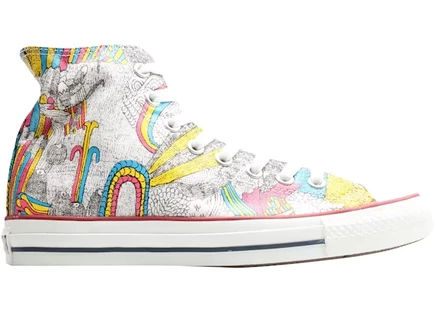 Мужские кеды Converse Chuck Taylor All Star Hi, бело-желтые