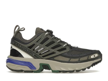 Унисекс кроссовки salomon acs pro advanced, темно-синие, коричневые и серо-голубые