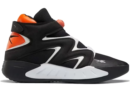 Мужские кроссовки Reebok Instapump Fury Zone, черно-бело-оранжевые