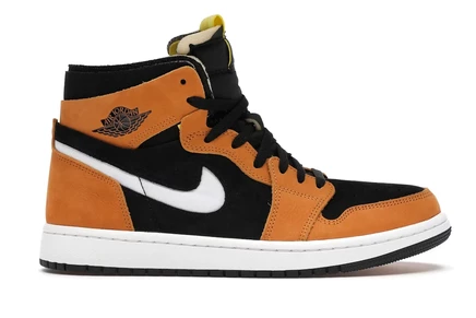 Мужские кроссовки Jordan 1 High Zoom CMFT, черно-коричневые