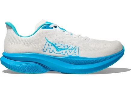 Мужские кроссовки Hoka One One Mach 6, бело-голубые