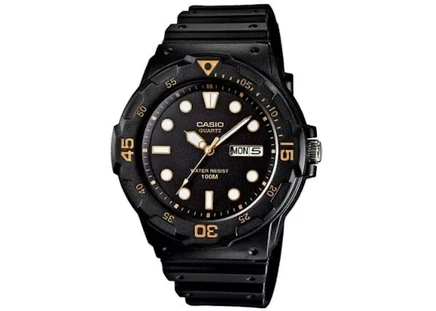 Мужские наручные часы Casio MRW-200H-1EV, кварцевые, полимерный корпус и ремешок, 48 мм, черные