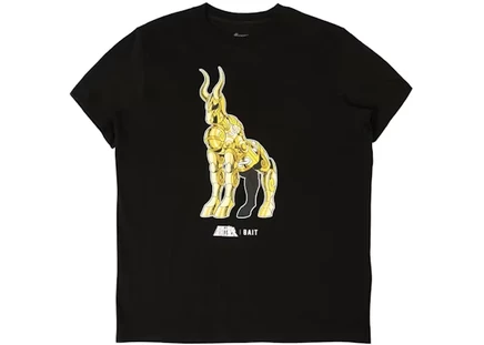 Мужская футболка BAIT x Saint Seiya Capricorn Gold, черная