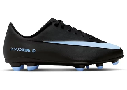 Детские бутсы Nike Mercurial Vapor 16 Club FG, черно-голубые