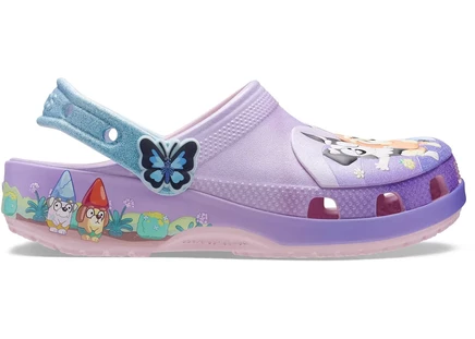 Детские сабо Crocs Classic Clog Bluey Friends, розово-мульти