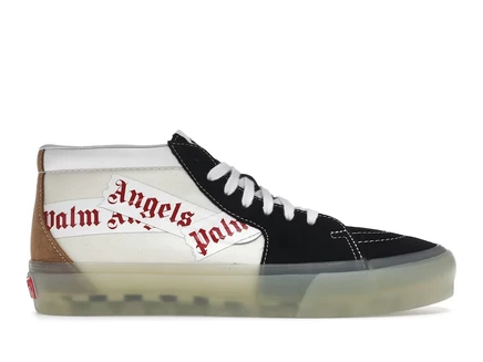 Унисекс кеды Vans Vault Sk8-Mid LX Palm Angels, черно-бело-бежевые