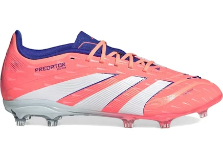 Детские бутсы Adidas Predator Elite FG, коралловые