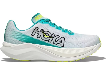 Женские кроссовки Hoka One One Mach X, бело-голубые