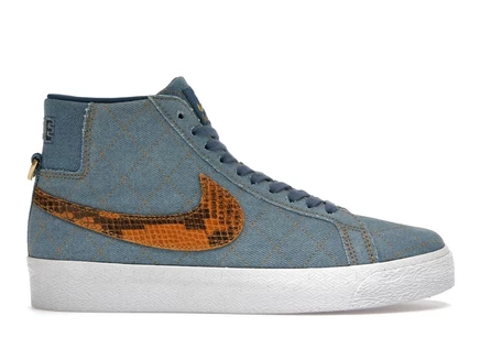 Мужские кроссовки Nike SB Blazer Mid QS Supreme Denim