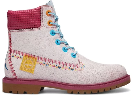 Женские ботинки Timberland 6″ Premium Dia de Muertos, белые
