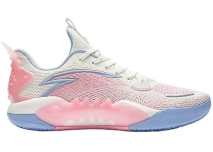 Мужские кроссовки Anta Shock Wave 5 V2, белые/розовые/голубые