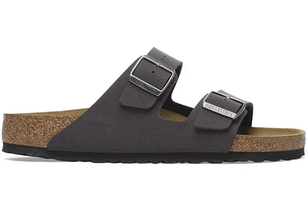 Мужские сандалии Birkenstock Arizona Birkibuc, бархатно-серые